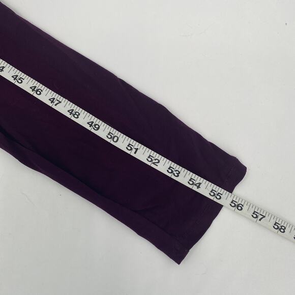 Ambiance Notch V-Neck Sleeveless Jumpsuit Purple Size Medium - Picture 10 of 11